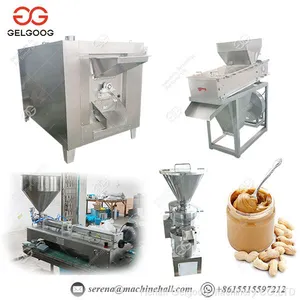 Máquina de molienda, elaboración y procesamiento de mantequilla de maní. Línea de producción automática de mantequilla de maní thumbnail-3