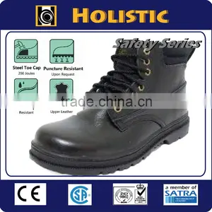 Made in Taiwan CNS Standard Steel Full Grain Leather Lightweight Safety Boot thumbnail-1