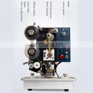 YTK Brand HP241B Hot Sale Semi Automatic Batch Number & Expiry Date Inkjet Coding Machine Printer With 3 Print Lines thumbnail-5