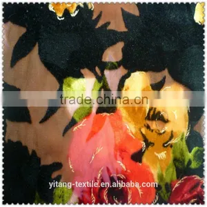 Big Flower Burn Out Fabric thumbnail-1