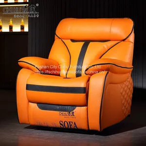 CHIHU Factory Direct Comfortable Luxury Sectional Electric Home VIP Movie Theater Seating Cinema Recliner Sofa thumbnail-4