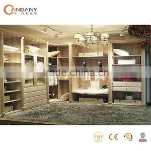 Open Style Solid Wood Wardrobe, Metal Wardrobe thumbnail-1