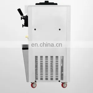 Italian Ice Cream Machine Soft Ice Cream Making Machine Machine Case Green Silver Orange Sea Steel Golden Stainless Power Wooden thumbnail-5