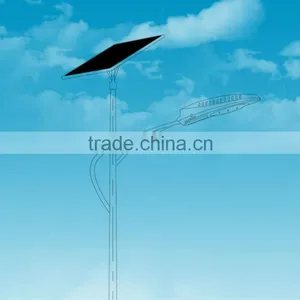 High Quality Single Arm IP65 All in One Solar Lights for Outdoor Use thumbnail-1