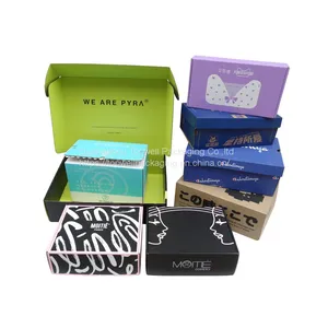 Large Cardboard Shoe Clothes Packaging Box Hardboard Corrugated Paper Boxes Luxury Shoe Boxes With Custom Logo thumbnail-1