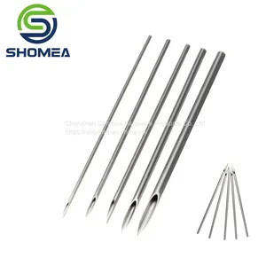 SHOMEA Customized Medical Grade 21G-28G Stainless Steel Tapered Tip and Triple Lumen Needle thumbnail-5
