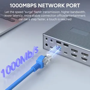 18-in-1 Smart USB3.2 Gen2 Docking Station thumbnail-3