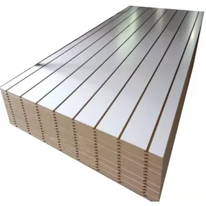 Wood MDF Board Slatwall Panel Slat Wall Plywood thumbnail-5
