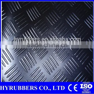 Qingdao Sale 3-5mm Anti-slip Rubber Sheet ,checker Rubber Sheet thumbnail-1