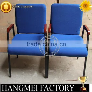 Popular Used in Auditorium Hall Armrest Church Chair thumbnail-5
