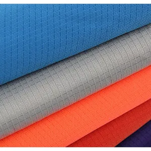 Enhanced 100% Polyester 160gsm Weight Square Bird Eye Mesh Fabric For Garments thumbnail-1