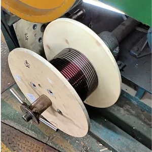 Enameled Copper Rectangular Winding Wire for Transformers Electromagnetic Inductive Coil thumbnail-1