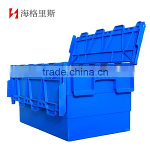 Warehouse Stackable Storage Plastic Bin Box thumbnail-1