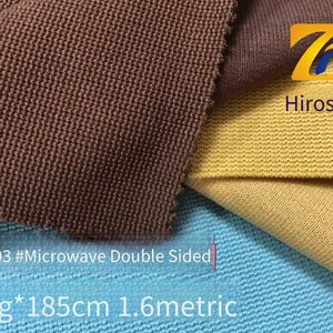 Guangzhifeng 9803# Microwave Double-sided 330g Small-striped Cotton-polyester Double-sided Fabric for Trousers and Suit thumbnail-1