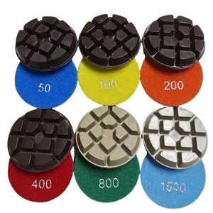 Green Wall Cement Floor Sealing and Curing Resin Dry Grinding Discs, Sizes From 50 to 1500#, Complete Specifications, Direct From the Source thumbnail-4
