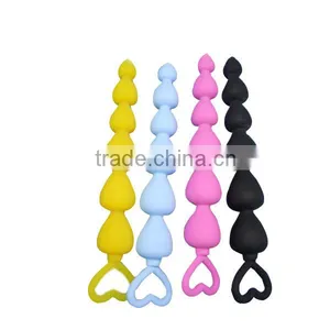 Silicone Anal Beads Butt Beads Plug Sex Toys for Couple thumbnail-1