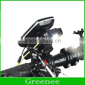 Bicycle Cycling Mobile Phone Holder Bike Waterproof Mobile Power Bank Outerdoor Fast Charging Cree LED Light thumbnail-2