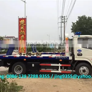 2016 New Euro IV Mini China Tow Truck, 4200*2300 mm Platform Tow Trucks Sale in Chile thumbnail-1