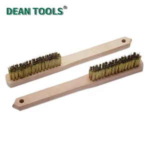 Non-Sparking Pointed Head Brush Size 4*15mm Non Sparking Brass Brush for Maintenance Cleaning Pointed Wire Brush thumbnail-1