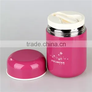 Newly Food Grade Promotional Fashional Concise Large-caliber Double Wall Stainless Steel Vacuum Flask thumbnail-2