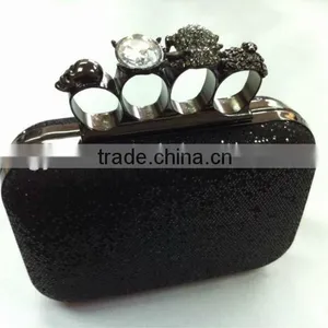 Four Rings Fabric Satin Vintage Women Evening Bags Wholesaler thumbnail-1