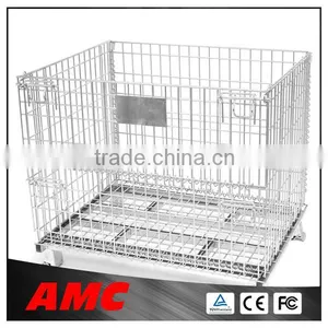 High Quality Collapsible Metal Warehouse Storage Cage/pallet thumbnail-1