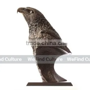 Metal Casting Bronze Sculpture Eagle Animal Statue thumbnail-3