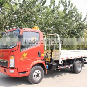 Howo 4*2 2T Ton Truck Mounted Crane for Sale SQ34Z2 thumbnail-2