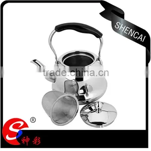 New Design Steinless Pour Over Whistling Kettle/ Coffee& Tea Pot/ Boiling Kettle thumbnail-1