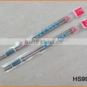 HS993 23cm Stainless Steel Chopsticks,Rib Chopsticks thumbnail-4