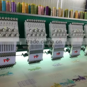 9 Needles 22 Heads Flat Embroidery Machine thumbnail-3