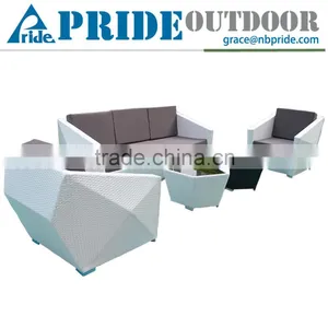 Furniture Slipcovers For Rattan Furniture Creative Geometry Modern White Rattan Outdoor Furniture Quality Choice thumbnail-1