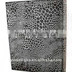 Leather Wrapping Ring Binder Desktop File Holder for Office Stationery Cardboard A4 or FC Size thumbnail-1