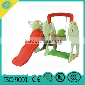 Combined Children Slide With Swing , Plastic Slide thumbnail-1
