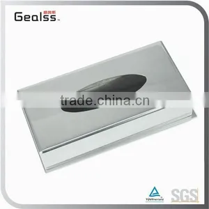 Bar Collection High-end Stainless Steel Table Tissue Box Holder thumbnail-1