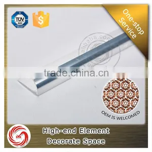 Ceramic White Silver Tile Trim Aluminium Tile Trim Bullnose Tile Trim thumbnail-3