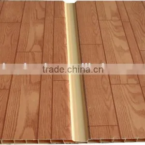 Trinidad Pvc Ceiling & Wall Panel, Wooden Color With Middle Groove Model G191 thumbnail-1