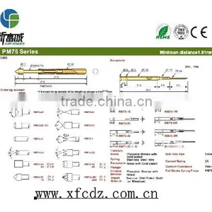 Spring Wire Phosphor Bronze Spring Loaded Test Probe Pins,Series Precision Test Pin PCB Test Probe Pin thumbnail-2