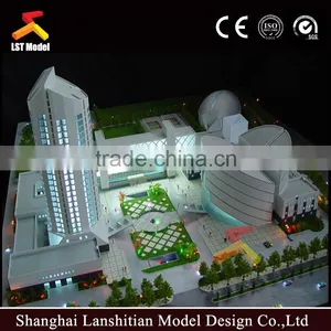Luxury Commdercial Center Building Model With Nice Landscape thumbnail-1