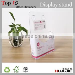 Best Price A4 Plastic Clear Magazine Display Stand thumbnail-1
