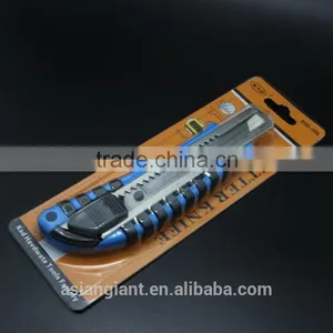 2016 Popular Cutter Knife 18mm Utility Knife Pocket Plastic Steel Utility Knife thumbnail-2