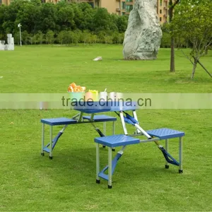 Outdoor Plastic Folding Table thumbnail-1