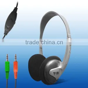China Wholesale Lightweight Slim Double Sided Long Wire Headphone Jack for Computer thumbnail-2