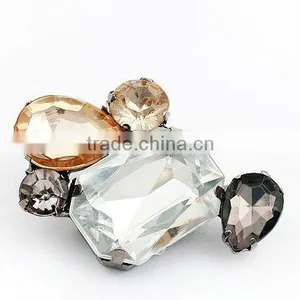 Crystal Wedding Brooch thumbnail-1