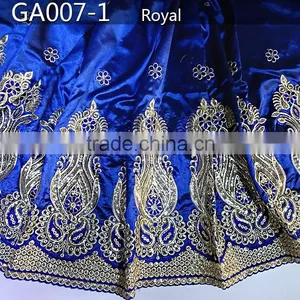 GA007-1 2015 African Royal Embroidery George Fabric thumbnail-1