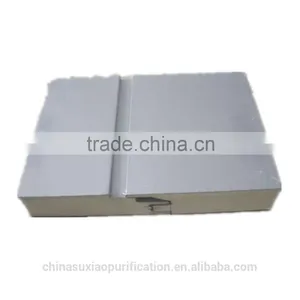 Fire-proof Polyurethane Sandwich Hot Rolled Steel Plate for Air Cleaning Project Price thumbnail-5