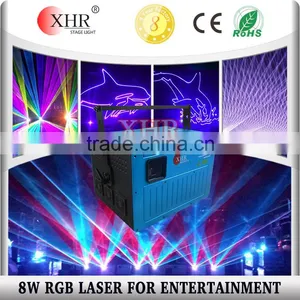 XHR 8 Watts Animation Laser Projector,rgb Laser Light Show Projectors thumbnail-1