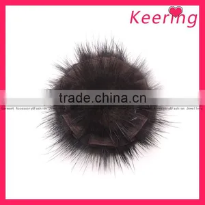 Beautiful Fur Pom Poms Ball Embellishments for Cloth WPH-1516 thumbnail-5