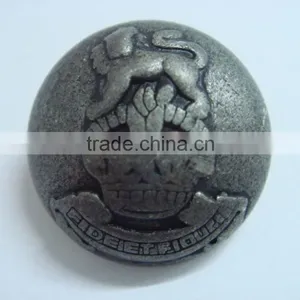 20mm Special Design Doom Shape Metal Alloy Free Sample Button thumbnail-2