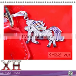 Delicate Jewelry 925 Sterling Silver Horse Pandent thumbnail-1